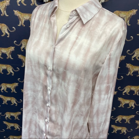 DAVID LERNER Portman Tie Dye Shirt - Picture 2 of 7